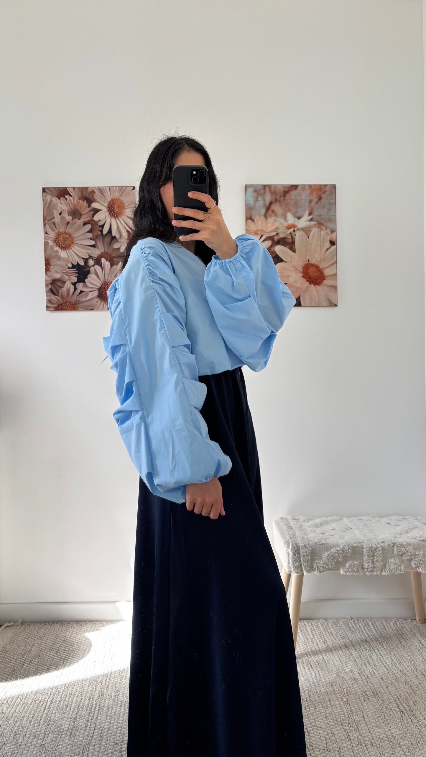 Blouse bleu