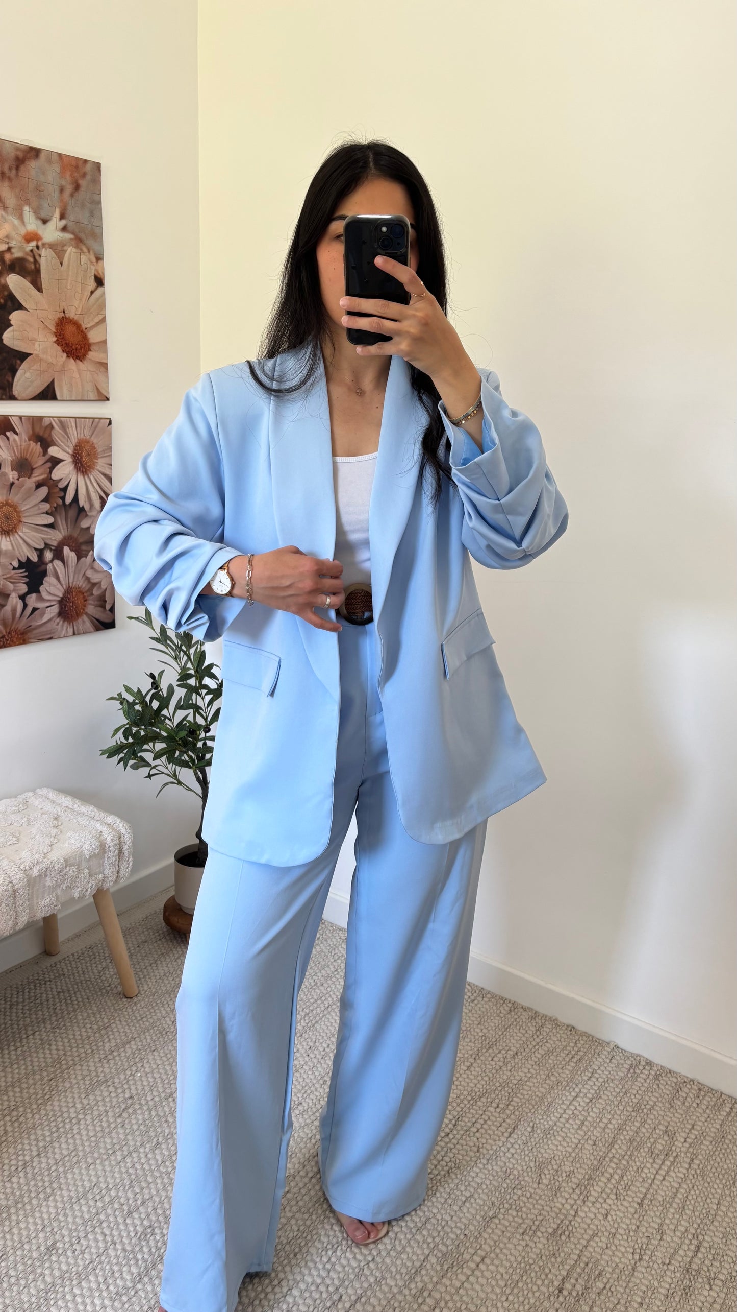Ensemble blazer - bleu
