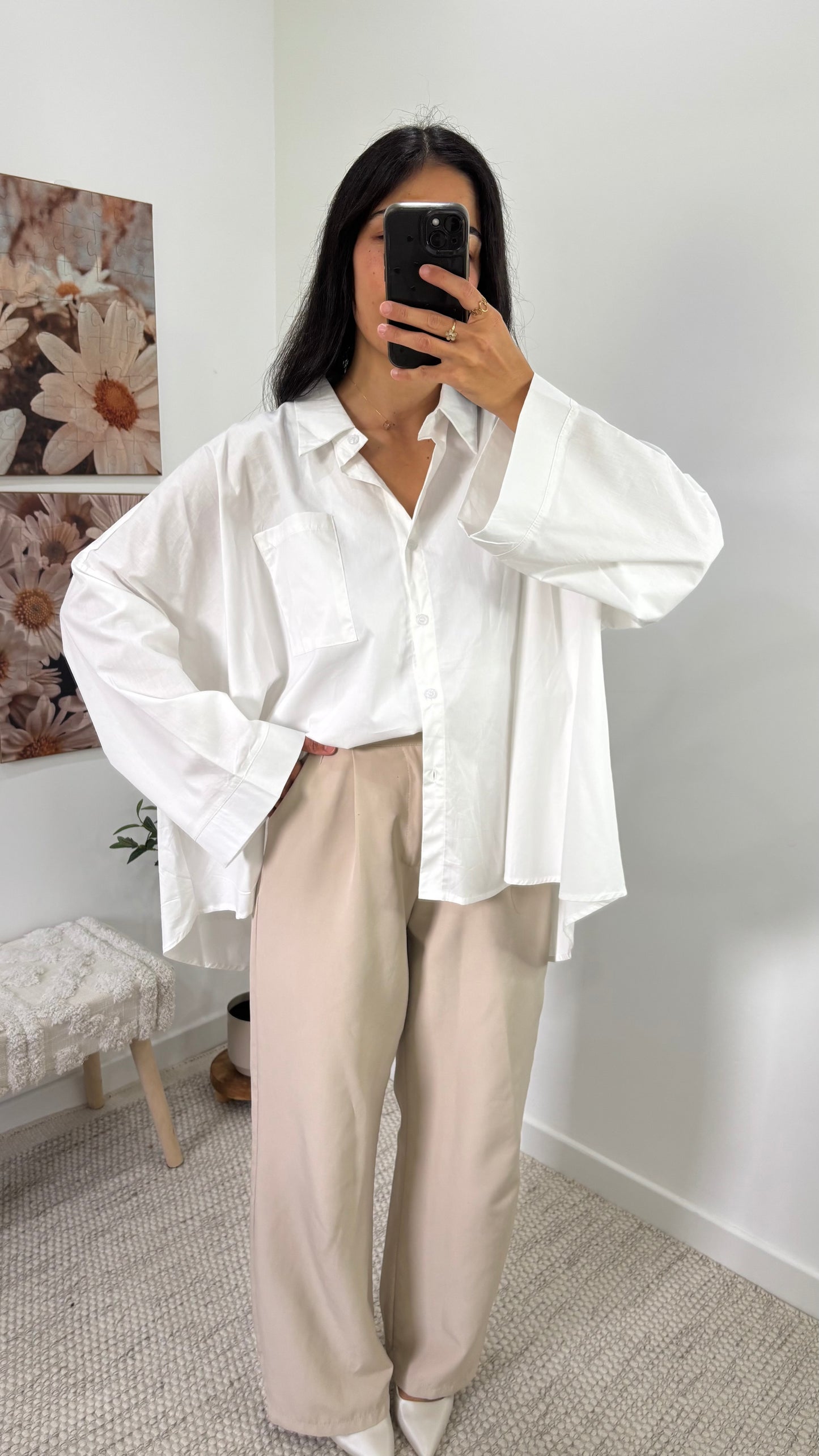 Chemise coton - Blanc