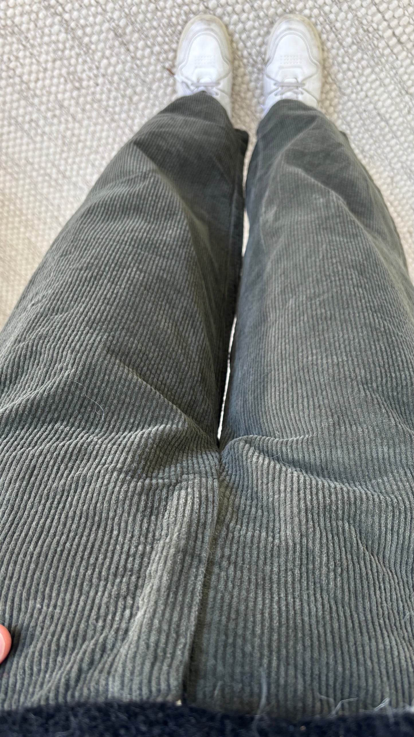 Pantalon velours - kaki