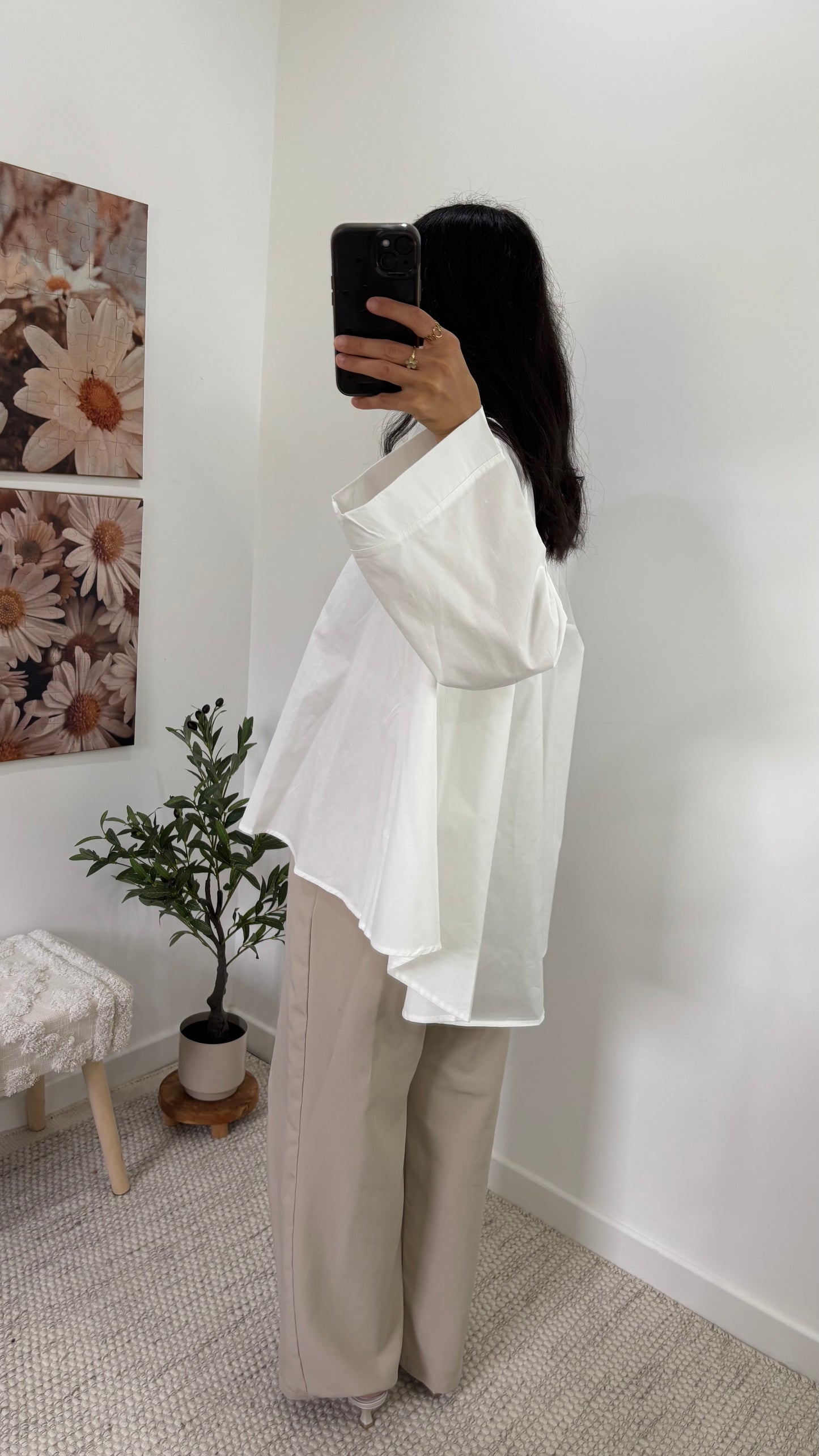 Chemise coton - Blanc