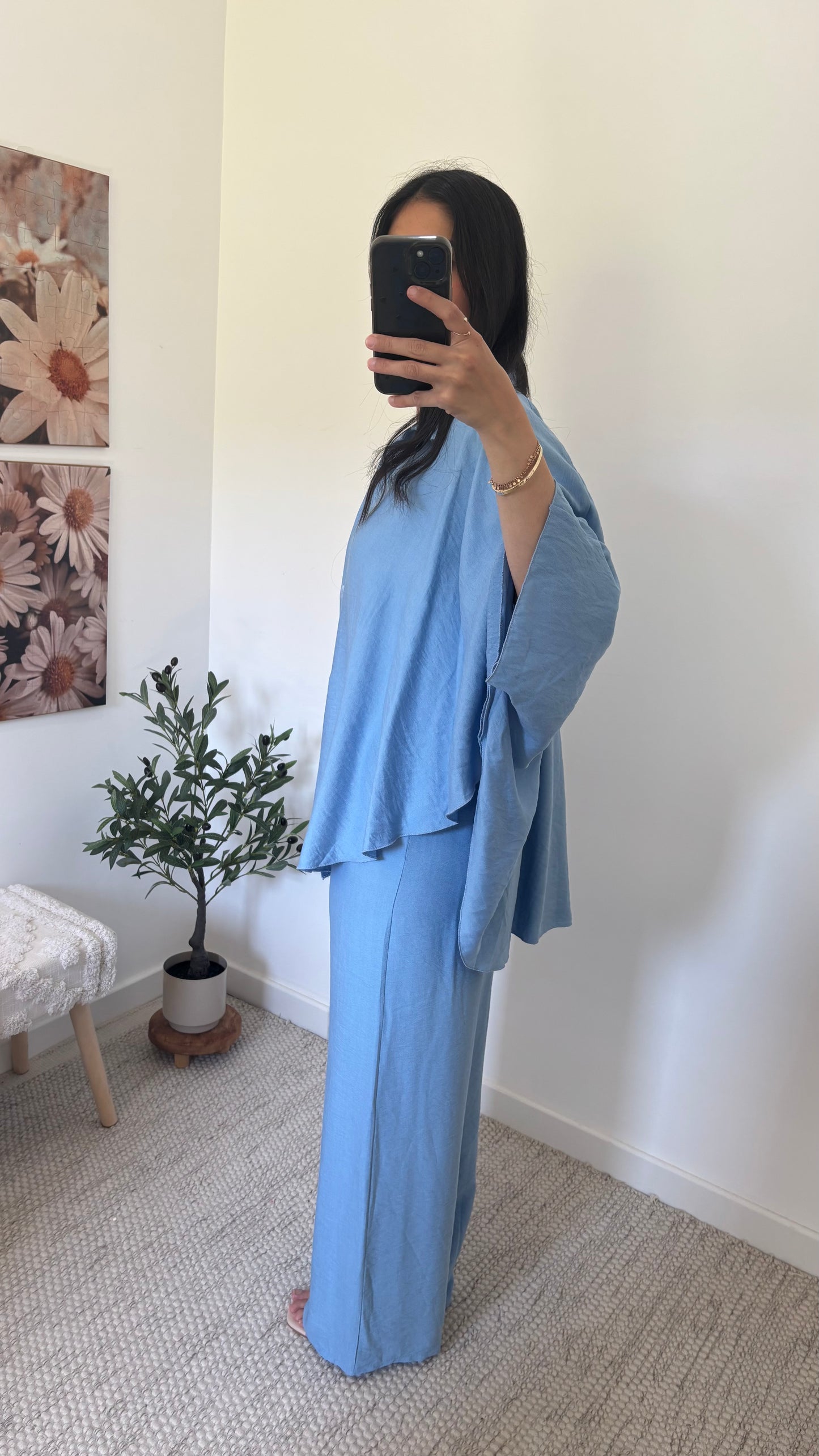 Ensemble fluide - bleu