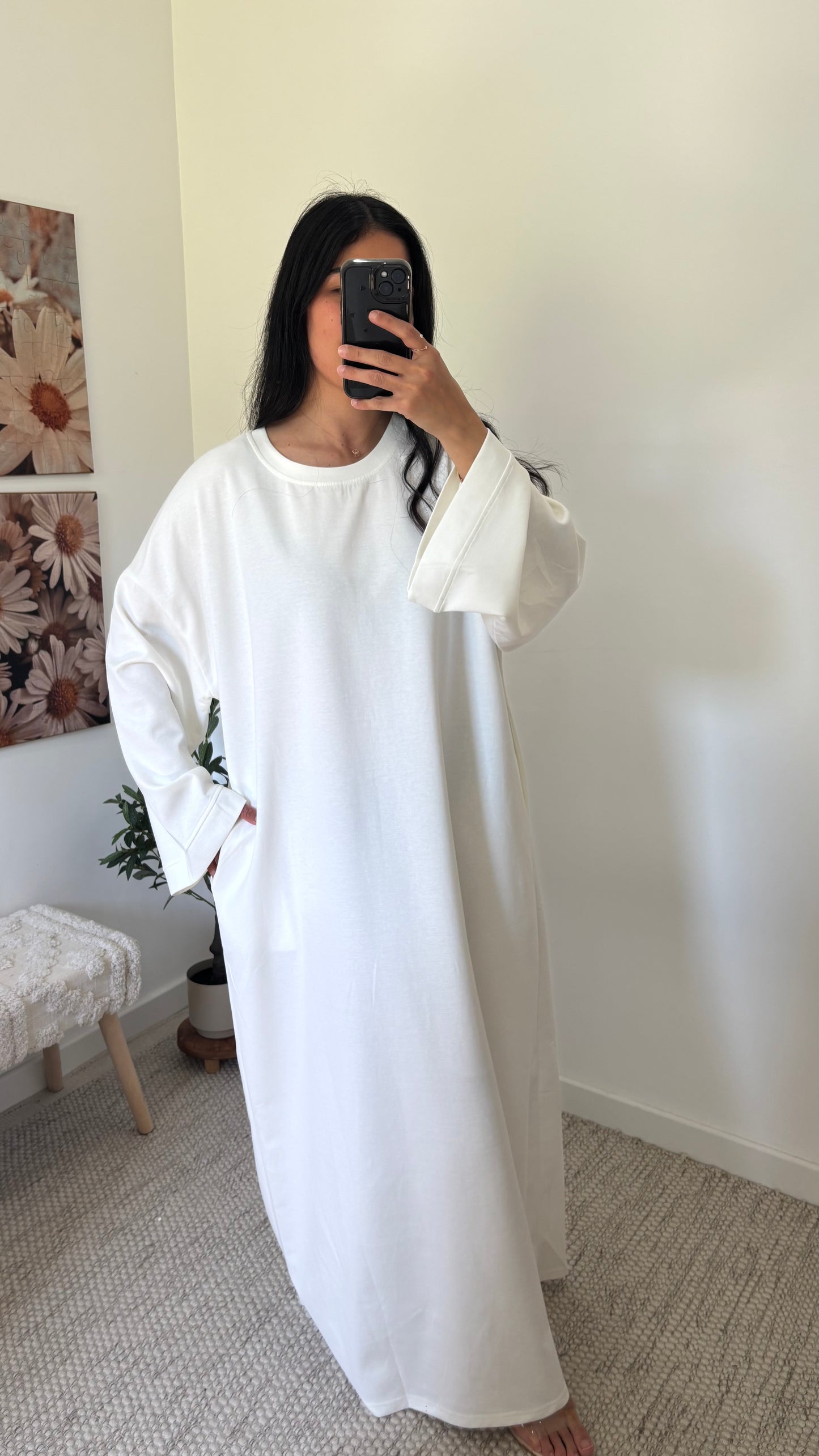 Robe longue coton