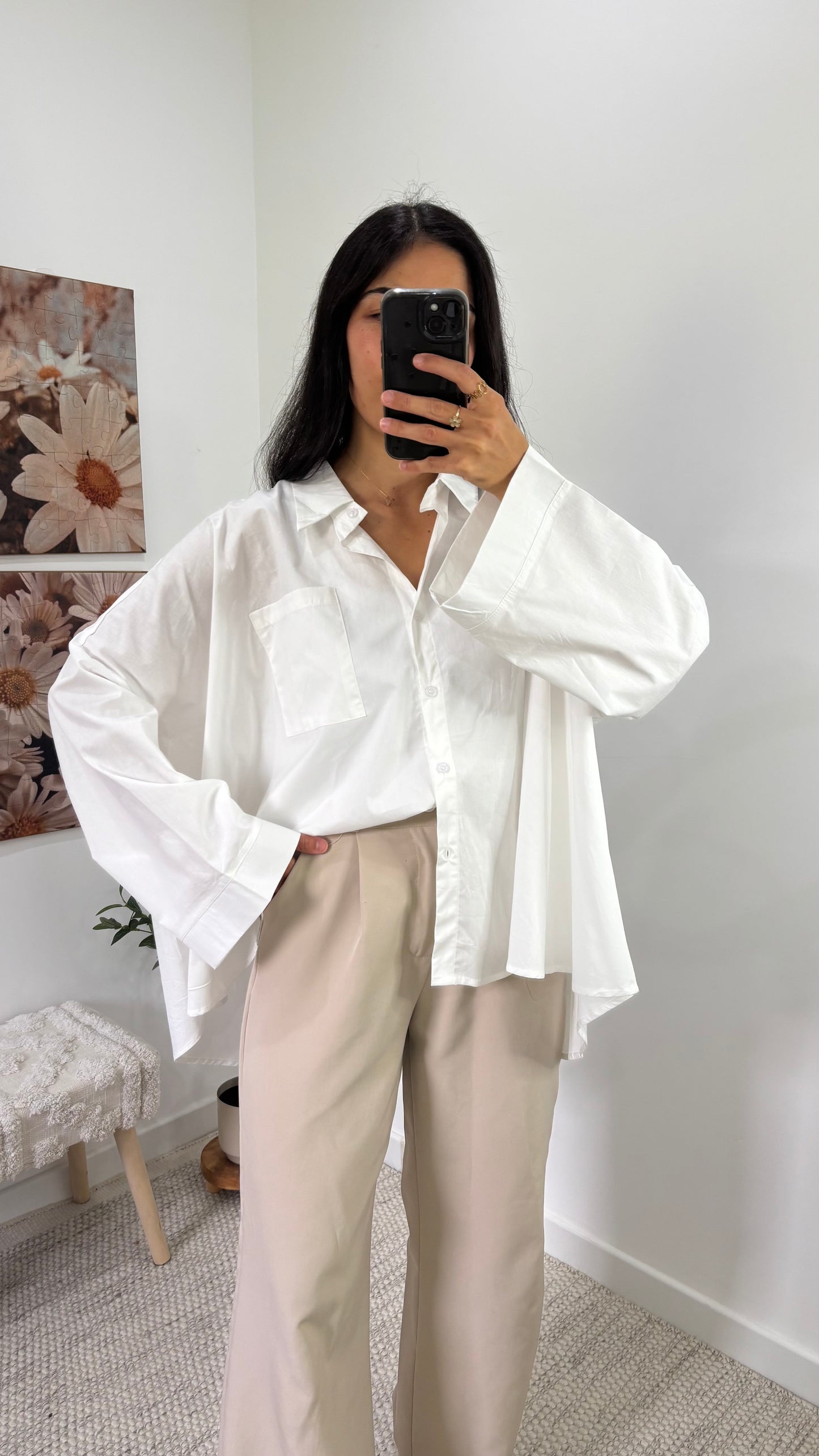 Chemise coton - Blanc