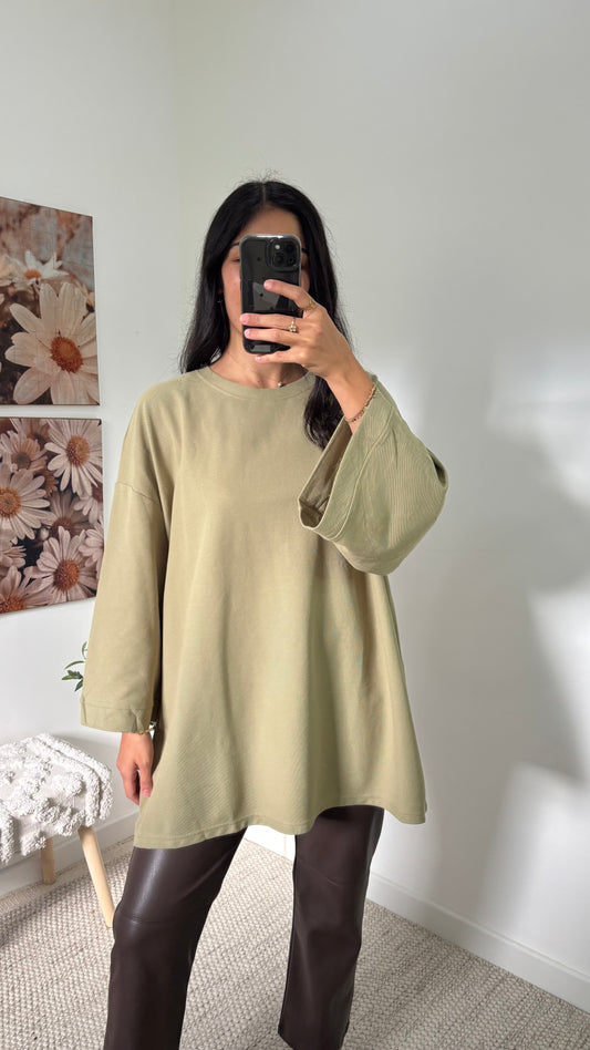 Top manches longues - olive