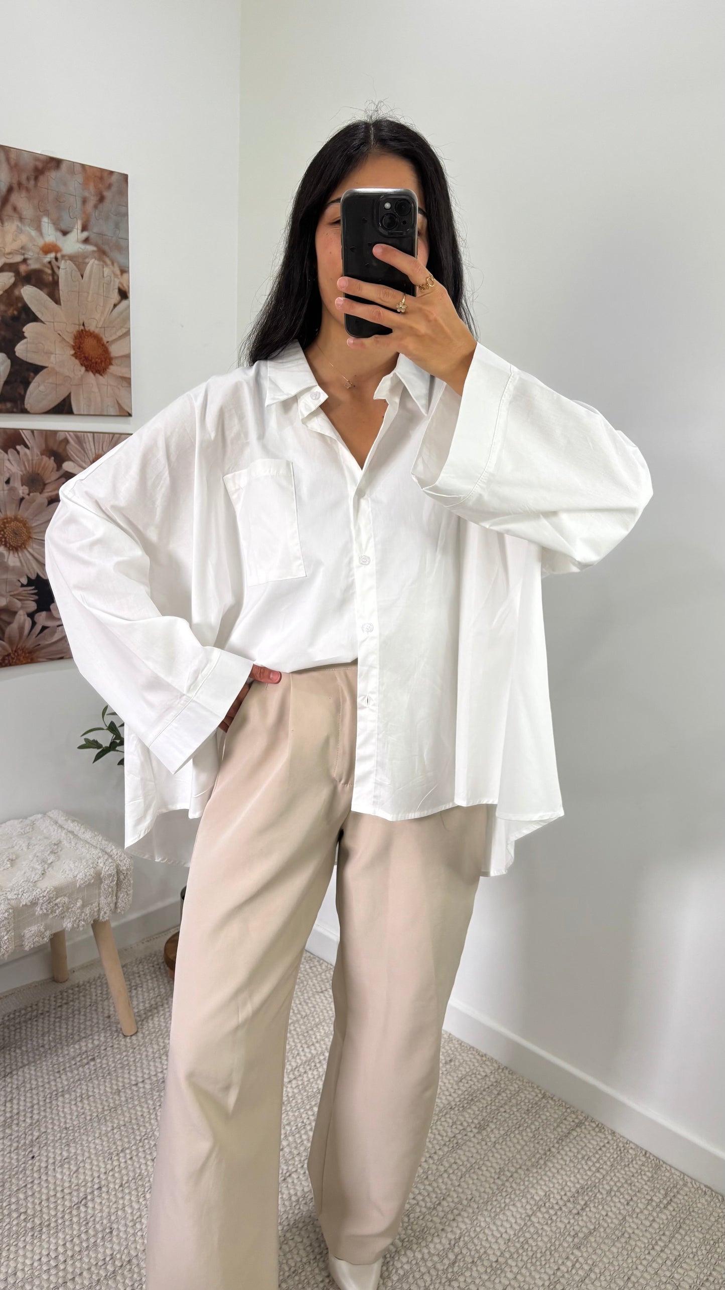 Chemise coton - Blanc