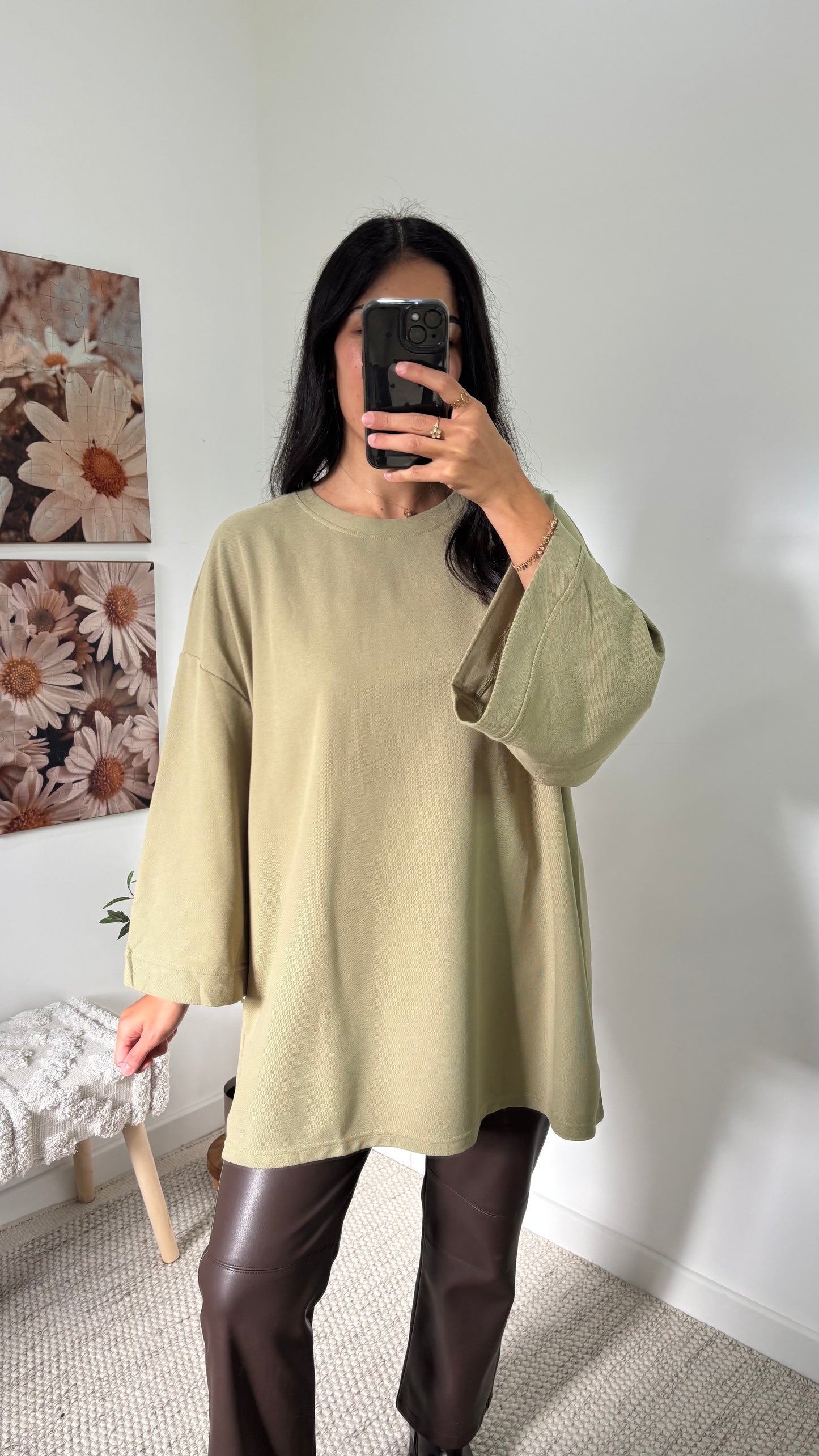 Top manches longues - olive