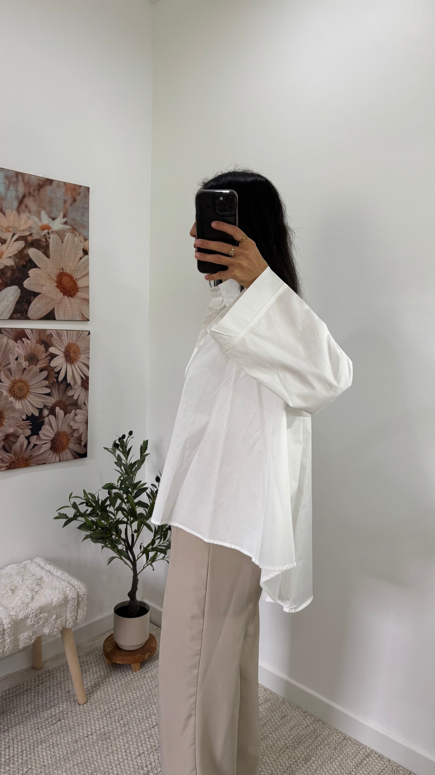 Chemise coton - Blanc