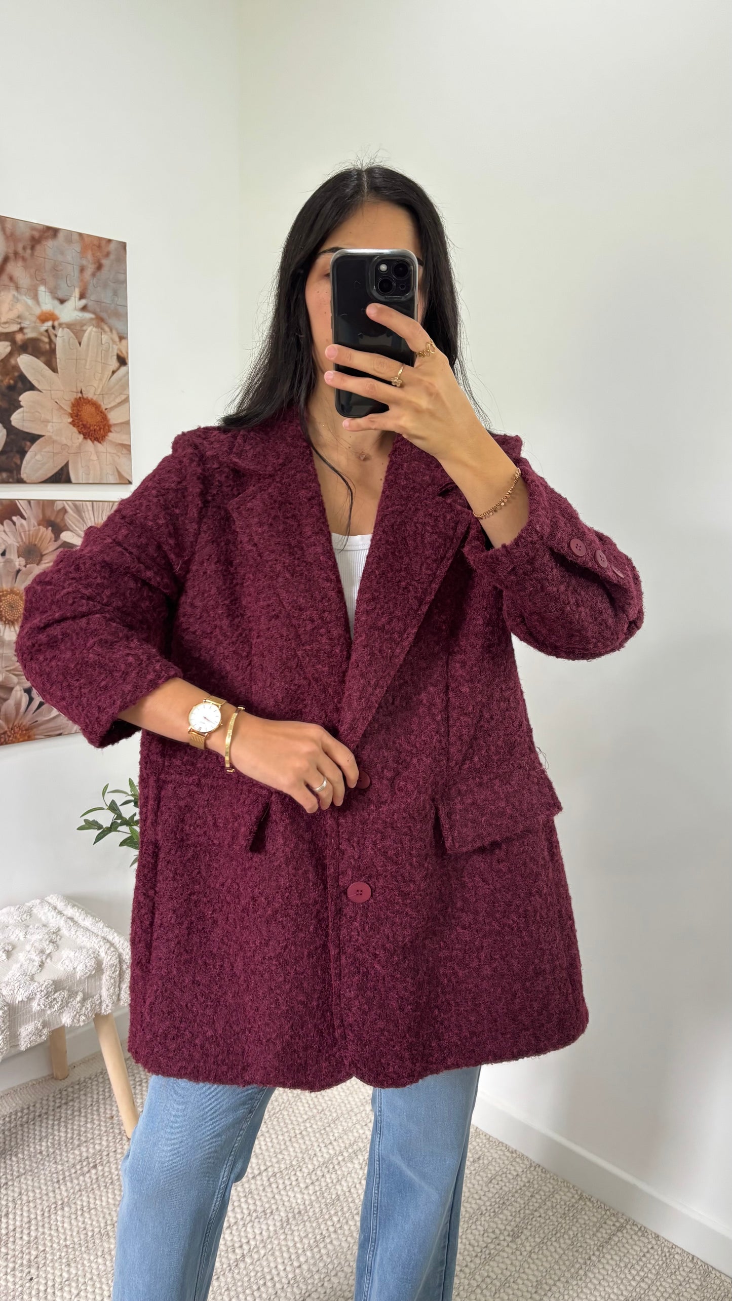 Veste Blazer - Bordeaux