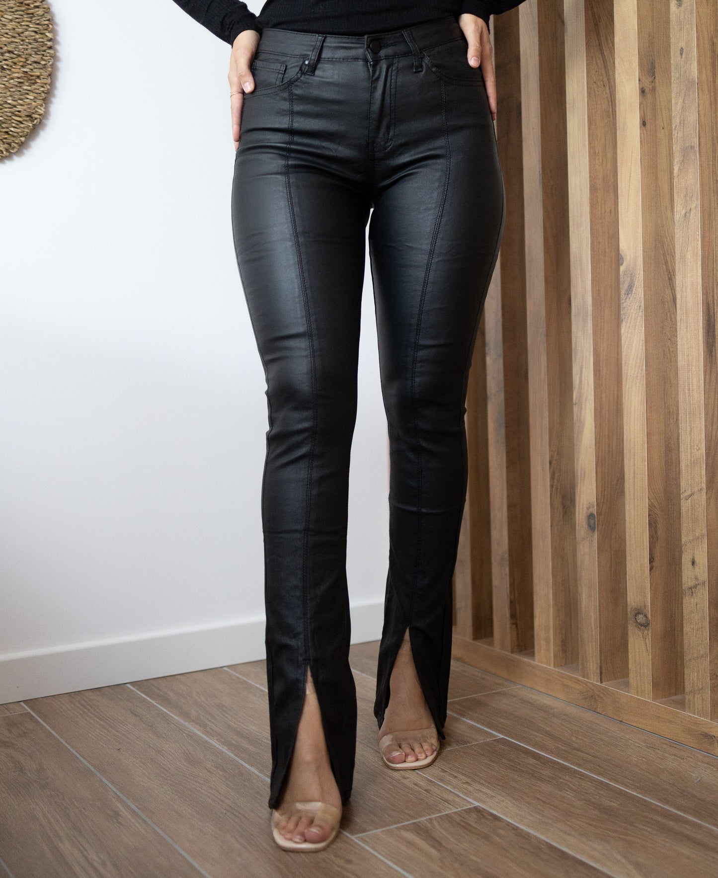 Pantalon simili cuir