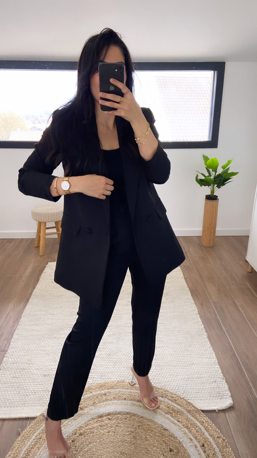 Ensemble discount blazer noir